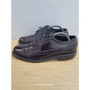 Florsheim Imperial Longwing Oxfords Dress Shoes Men's Size 9.5 Leather Grain
